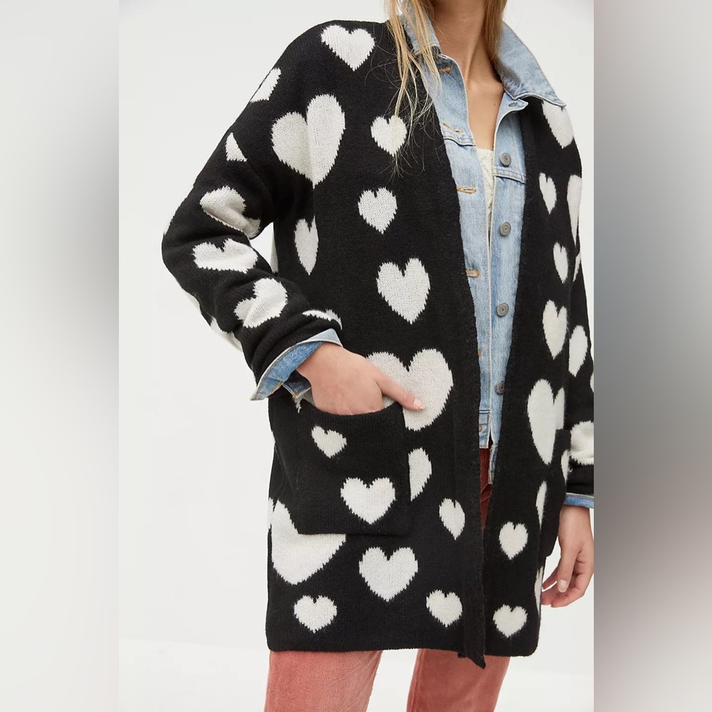 NWOT Anthropologie Maeve Halley Petite Open Cardigan